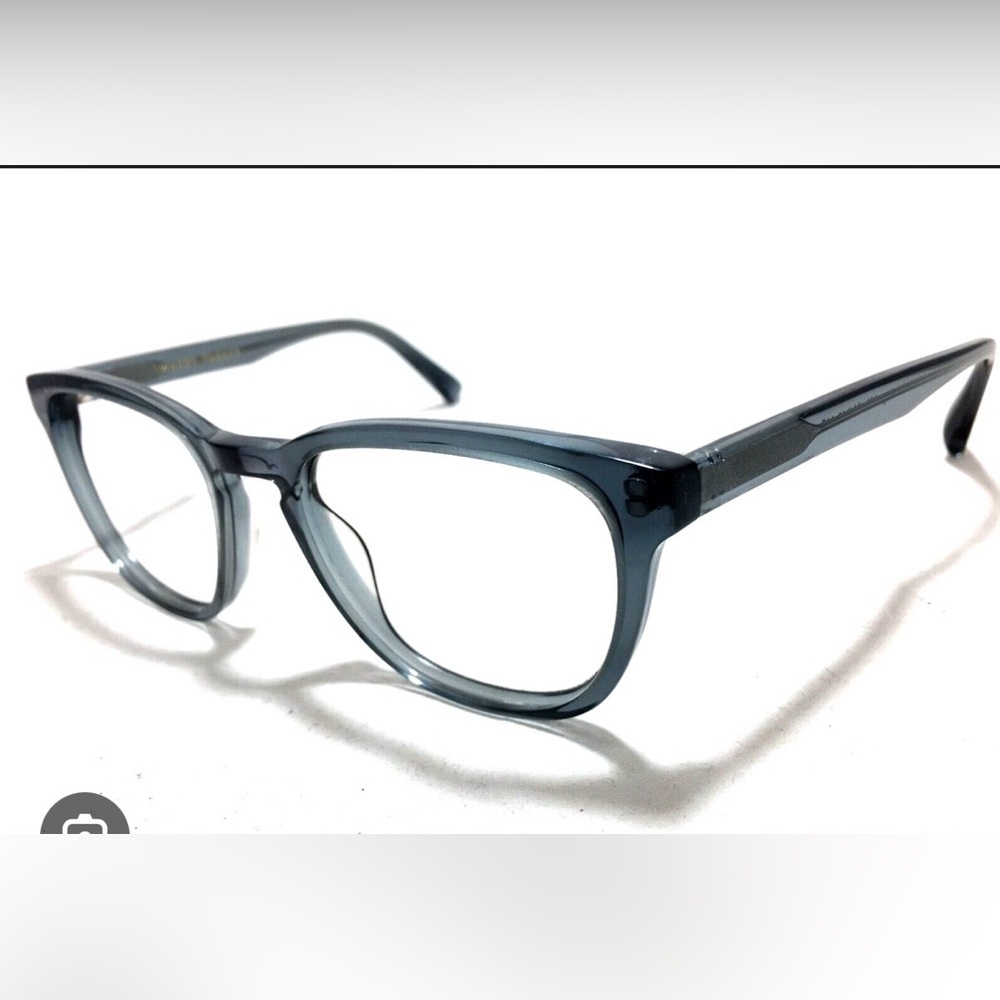 Warby Parker Jennings frame blue Gray Glasses with Case
Light prescription